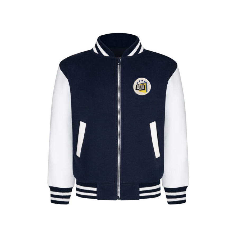Granatowa bluza baseballowa