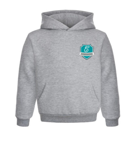 Bluza z kapturem szara